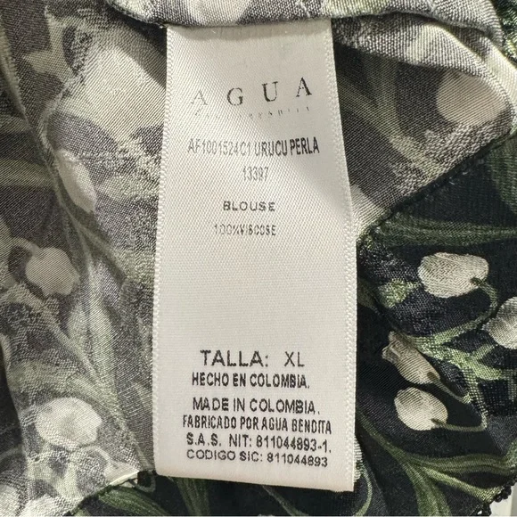 NWT Agua Bendita Urucu Perla Off-Shoulder Top XL - Picture 4 of 4